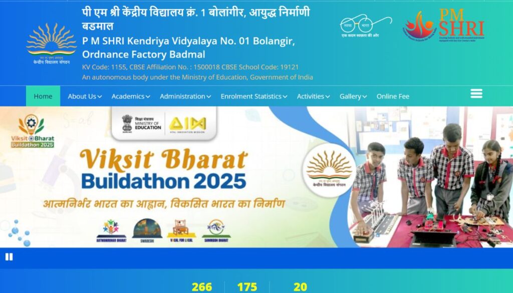 PM SHRI KV No. 1 Bolangir Walk-In Interview 2026 for Contractual Teachers