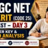 UGC NET Sanskrit Mock Test Day 3 Answer Key