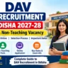 DAV Recruitment in Odisha 2027-28